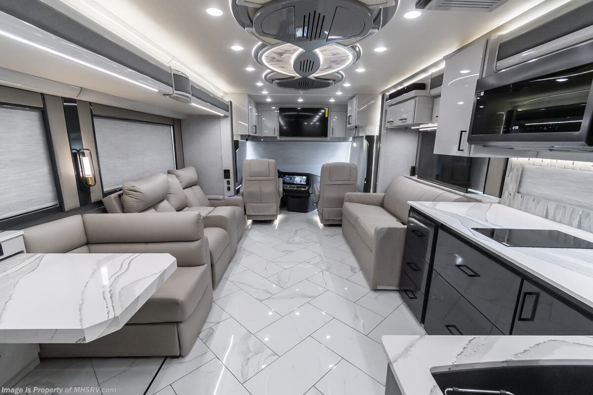 2026 American Coach American Eagle 45K - New Diesel Pusher For Sale by Motor Home Specialist in Alvarado, Texas features Bath & 1/2