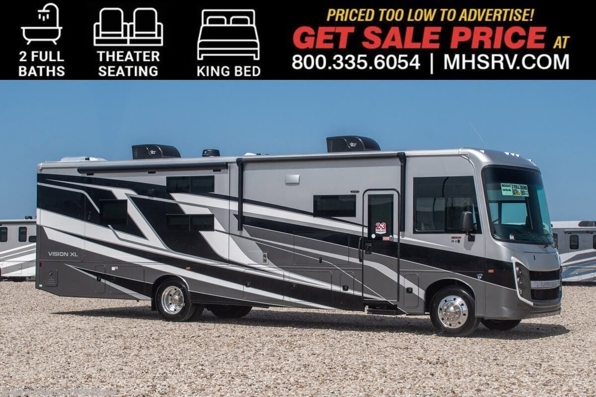 2027 Entegra Coach Vision XL 36A 2 Full Bath Bunk Model W/ Power Theater Seating, King Bed, W/D, OH Loft, FBP &amp; More
