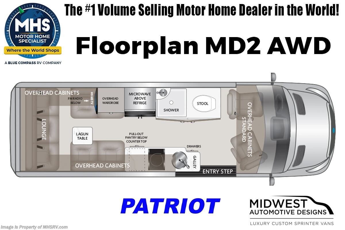 Floorplan of 2026 Midwest Patriot MD2