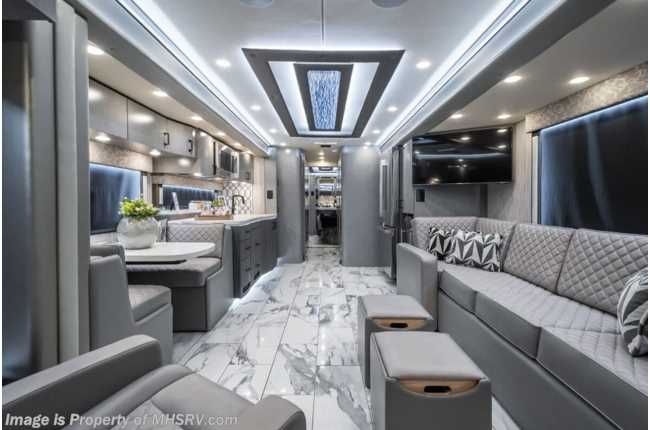2027 Foretravel Realm Presidential Luxury Villa Bunk (LVB) W/ Spa