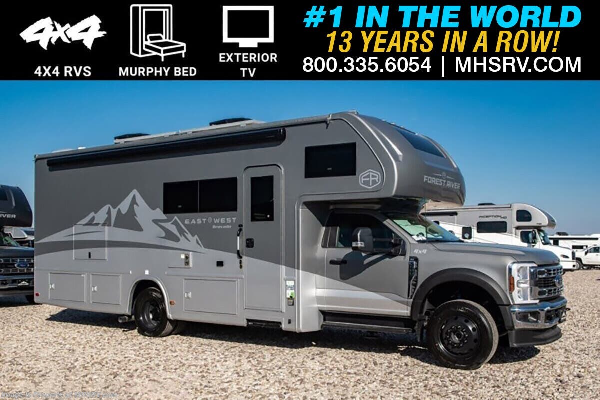2026 East to West Bravado 29S 4x4 Super C RV W/ Murphy Bed, Ext. TV, Fireplace &amp; More