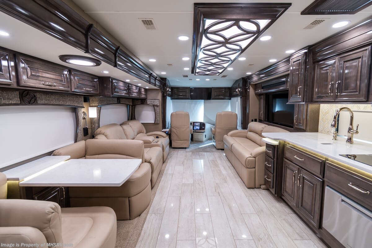 2021 Entegra Coach Cornerstone 45W - Used Diesel Pusher For Sale by Motor Home Specialist in Alvarado, Texas features Theater Seating