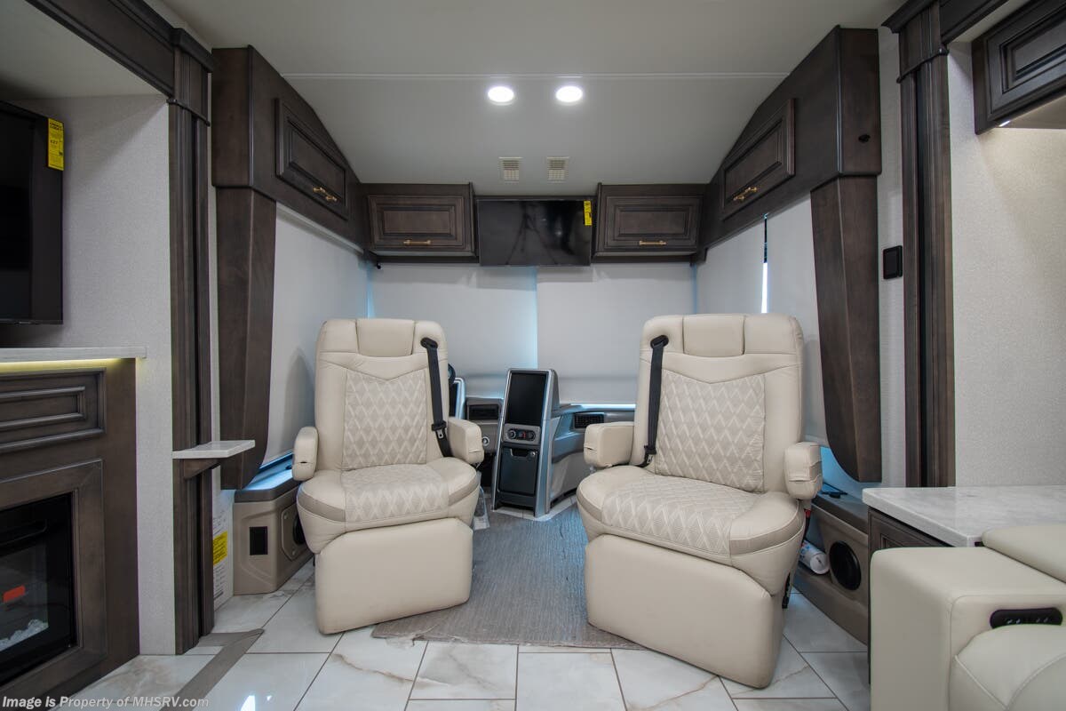 2026 Entegra Coach Cornerstone 45B - New Diesel Pusher For Sale by Motor Home Specialist in Alvarado, Texas features Bath & 1/2, Theater Seating, Recliner(s)