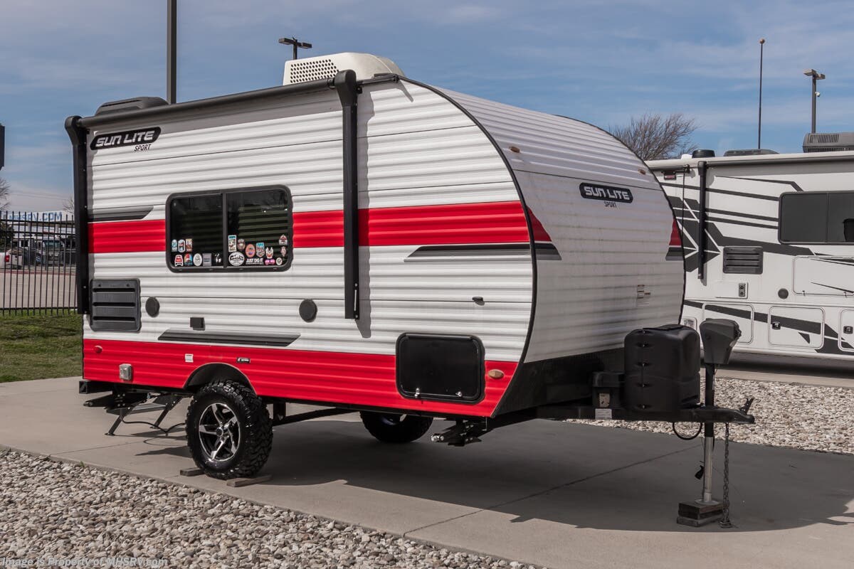 2021 Sunset Park RV Sun Lite 16BH Travel Trailer W/ Alum. Wheels, Oven, Stab. Jacks &amp; More