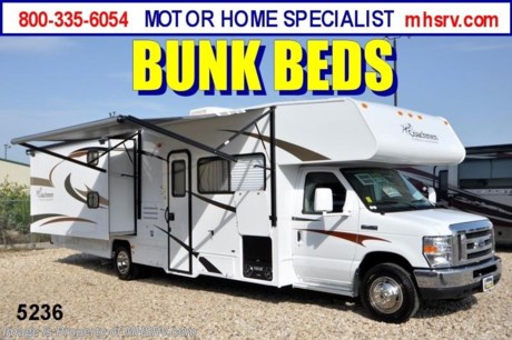 &lt;a href=&quot;http://www.mhsrv.com/coachmen-rv/&quot;&gt;&lt;img src=&quot;http://www.mhsrv.com/images/sold-coachmen.jpg&quot; width=&quot;383&quot; height=&quot;141&quot; border=&quot;0&quot; /&gt;&lt;/a&gt;

&lt;object width=&quot;400&quot; height=&quot;300&quot;&gt;&lt;param name=&quot;movie&quot; value=&quot;http://www.youtube.com/v/RqNmQzNdFZ8?version=3&amp;amp;hl=en_US&quot;&gt;&lt;/param&gt;&lt;param name=&quot;allowFullScreen&quot; value=&quot;true&quot;&gt;&lt;/param&gt;&lt;param name=&quot;allowscriptaccess&quot; value=&quot;always&quot;&gt;&lt;/param&gt;&lt;embed src=&quot;http://www.youtube.com/v/RqNmQzNdFZ8?version=3&amp;amp;hl=en_US&quot; type=&quot;application/x-shockwave-flash&quot; width=&quot;400&quot; height=&quot;300&quot; allowscriptaccess=&quot;always&quot; allowfullscreen=&quot;true&quot;&gt;&lt;/embed&gt;&lt;/object&gt; /VA 8/11/12/ MSRP $91,024. New 2013 Coachmen Freelander Bunk House RV: Model 32BH: This Class C RV measures approximately 32&#39; 5&quot; in length. Options include: The All New EXTERIOR ENTERTAINMENT CENTER, 4000 Onan generator, stainless steel wheel inserts,  air assist suspension, entertainment package with large LCD TV &amp; TV/DVDs in bunks, child safety net &amp; ladder, spare tire, rear ladder, Travel Easy Roadside Assistance, heated tank pads and the beautiful Brazilian Cherry wood package. Additional equipment includes a Ford Triton V-10 engine, E-450 Super Duty chassis, power awning and much more. CALL MOTOR HOME SPECIALIST at 800-335-6054 or VISIT MHSRV .com FOR ADDITIONAL PHOTOS, DETAILS, CORPORATE VIDEOS &amp; PRODUCT VIDEO. &lt;object width=&quot;400&quot; height=&quot;300&quot;&gt;&lt;param name=&quot;movie&quot; value=&quot;http://www.youtube.com/v/TFA3swroI9w?version=3&amp;amp;hl=en_US&quot;&gt;&lt;/param&gt;&lt;param name=&quot;allowFullScreen&quot; value=&quot;true&quot;&gt;&lt;/param&gt;&lt;param name=&quot;allowscriptaccess&quot; value=&quot;always&quot;&gt;&lt;/param&gt;&lt;embed src=&quot;http://www.youtube.com/v/TFA3swroI9w?version=3&amp;amp;hl=en_US&quot; type=&quot;application/x-shockwave-flash&quot; width=&quot;400&quot; height=&quot;300&quot; allowscriptaccess=&quot;always&quot; allowfullscreen=&quot;true&quot;&gt;&lt;/embed&gt;&lt;/object&gt; 