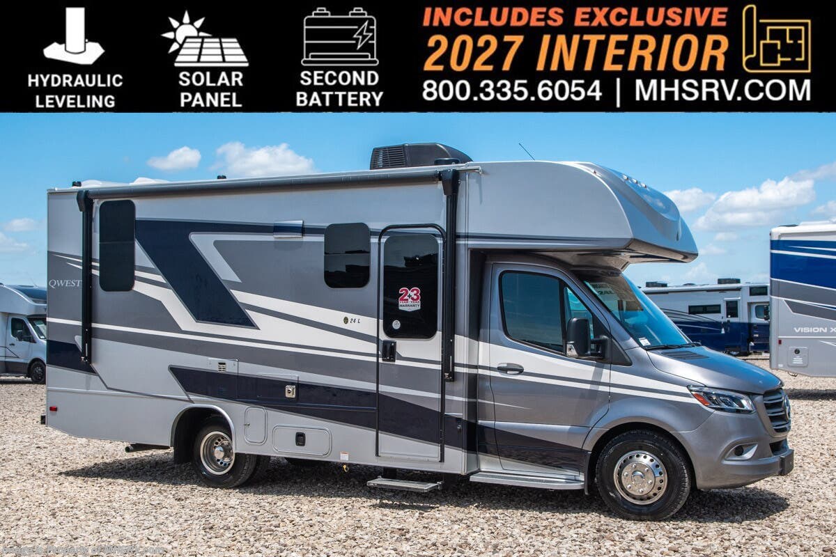 2026 Entegra Coach Qwest SE 24L Sprinter RV W/ Hydraulic Auto Leveling, Solar, FBP, 2nd Battery, Theater Seats &amp; Much More