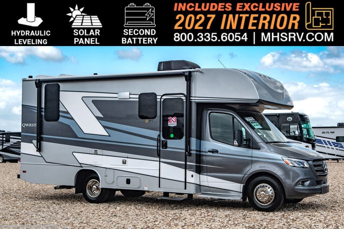 2026 Entegra Coach Qwest SE 24L Sprinter RV W/ Hydraulic Auto Leveling, Solar, FBP, 2nd Battery &amp; Much More