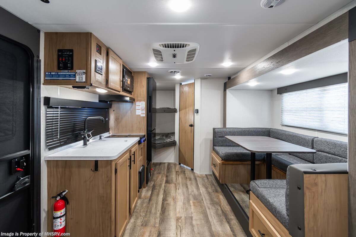 2024 Forest River Cherokee Wolf Pup 17JW - Used Travel Trailer For Sale by Motor Home Specialist in Alvarado, Texas features Bunk Beds