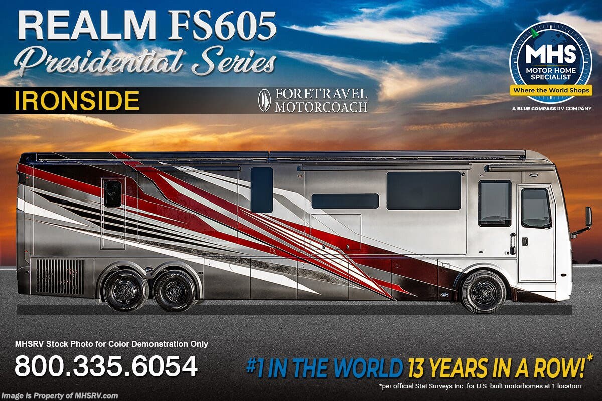 2027 Foretravel Realm Presidential Luxury Villa Bunk (LVB) W/ Spa