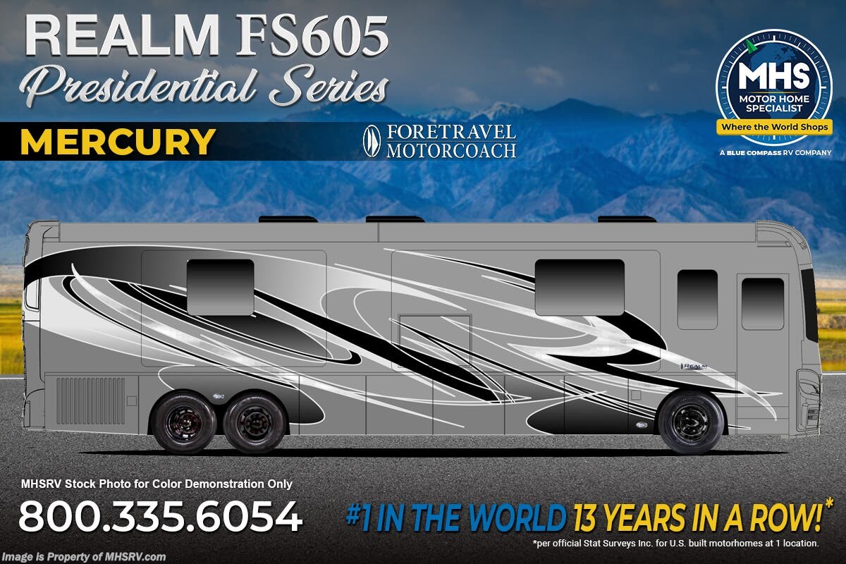 2027 Foretravel Realm Presidential Luxury Villa 7 (LV7) Bath &amp; 1/2