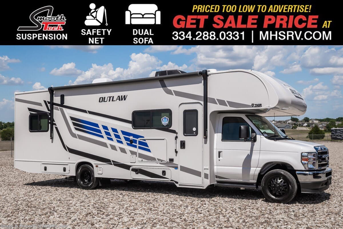 2027 Thor Motor Coach Outlaw Toy Hauler 29T Toy Hauler W/ SmoothTECH Suspension, Child Safety Net  &amp; More