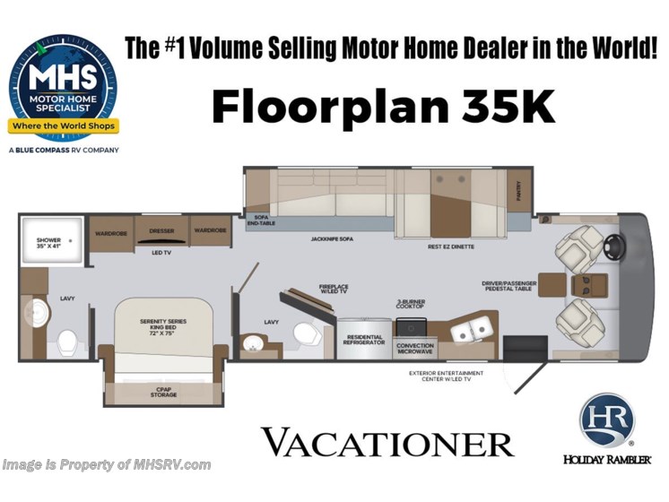2026 Holiday Rambler Vacationer 35K RV for Sale in Alvarado, TX 76009 ...