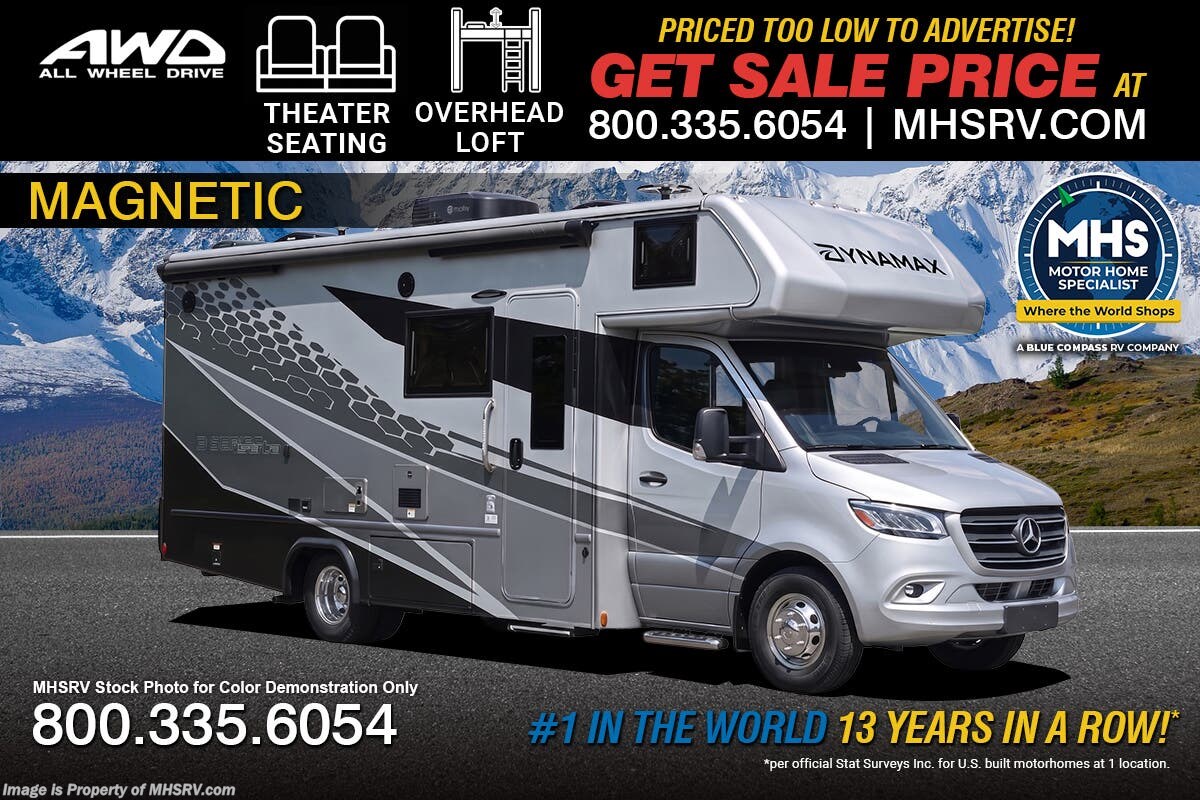 2027 Dynamax Corp Isata 3 Series 24TW AWD Sprinter Diesel RV W/ OH Loft, Theater Seats &amp; More