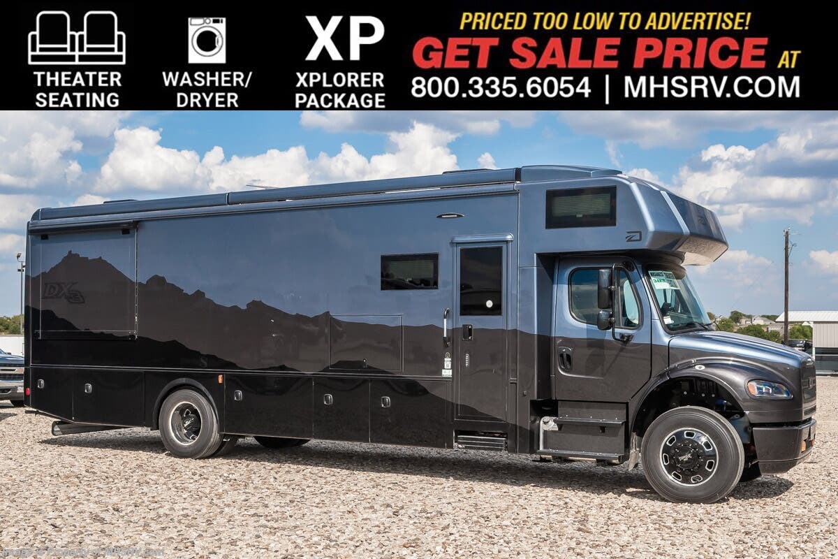 2027 Dynamax Corp DX3 34KD Super C W/ Theater Seats, W/D, Xplorer Pkg., All Electric Pkg., Black Out Pkg. &amp; More!