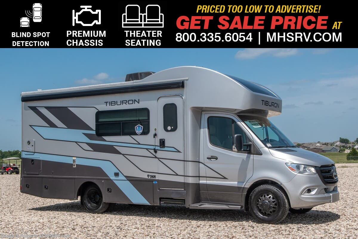 2027 Thor Motor Coach Tiburon 24FB Sprinter Diesel W/ Blind Spot Detect, 4500 Premium Chassis, Theater Seats &amp; Much More