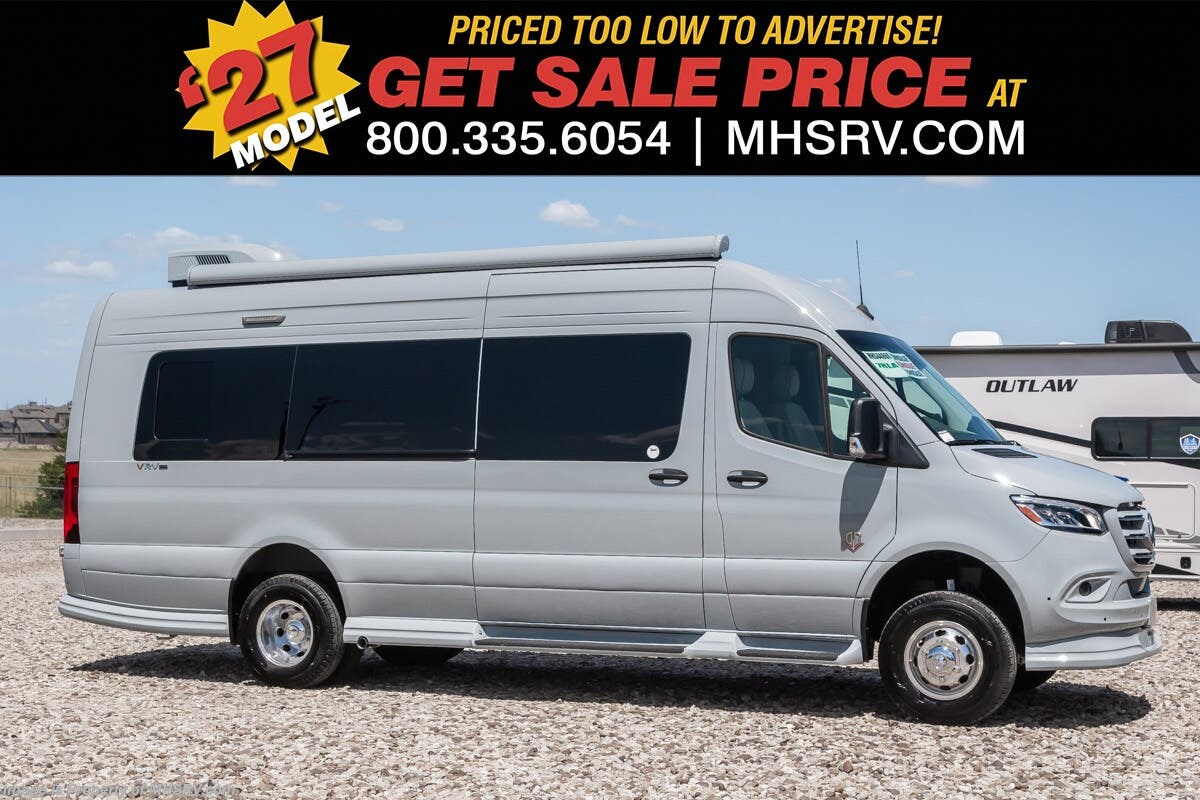 2027 Forest River OGV V-RV 7RLA Luxury AWD B Van RV W/ Lithium Battery, Solar, MB RV Suspension Bundle, Seat Heat &amp; Massage &amp; More