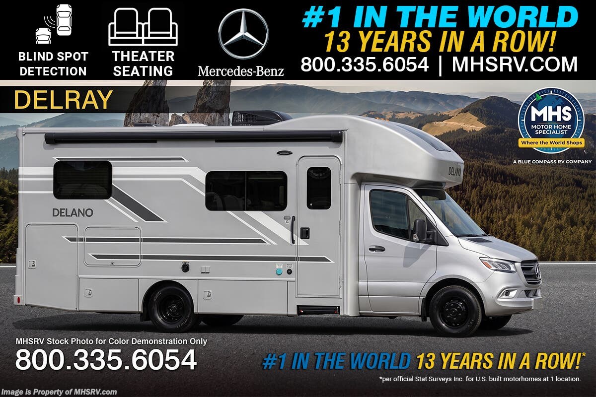 2027 Thor Motor Coach Delano Sprinter 24RW Sprinter W/ 4500 Premium Chassis, Blind Spot Detect &amp; More