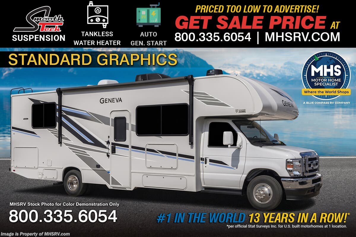 2027 Thor Motor Coach Geneva 25VZ W/ SmoothTECH Suspension, Tankless Water Heater, AGS &amp; More