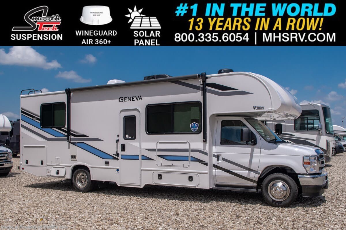 2027 Thor Motor Coach Geneva 28VT W/ SmoothTECH Suspension, Winegard Connect, Solar, Ext. TV, Outdoor Kitchen &amp; More