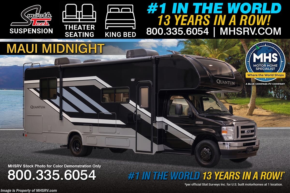 2027 Thor Motor Coach Quantum KW29 W/ King Bed, Theater Seats, SmoothTECH Suspension, Black Wheels &amp; More