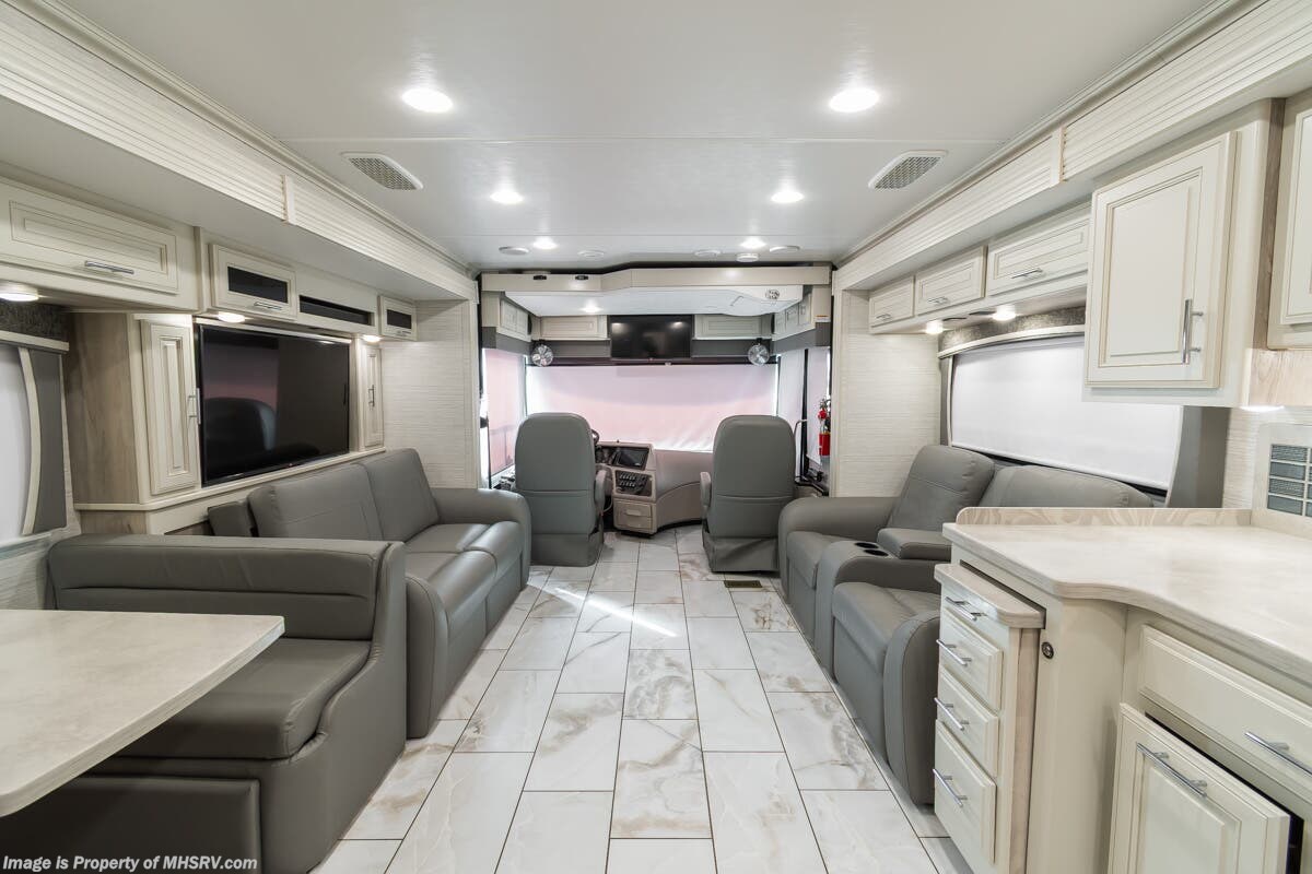 2024 Forest River Berkshire 39A - Used Diesel Pusher For Sale by Motor Home Specialist in Alvarado, Texas features Bath & 1/2, Theater Seating