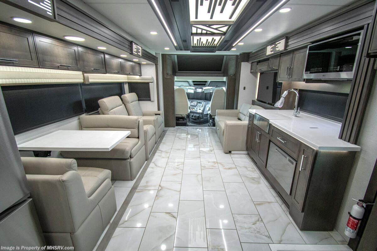 2027 Entegra Coach Centurion 45D - New Super C For Sale by Motor Home Specialist in Alvarado, Texas features Theater Seating, Bath & 1/2