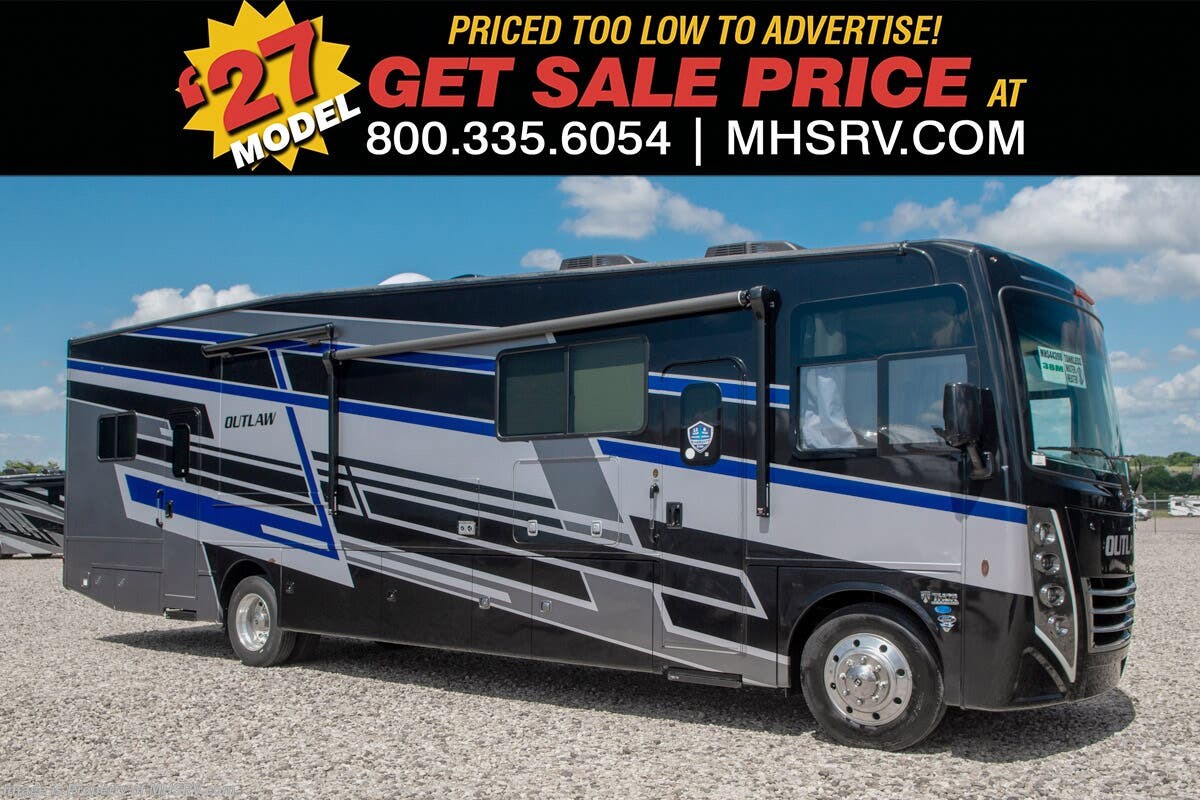2027 Thor Motor Coach Outlaw Wild West Edition 38M Toy Hauler RV W/ Auto Leveling, Tankless Water Heater, FBP, Solar &amp; More