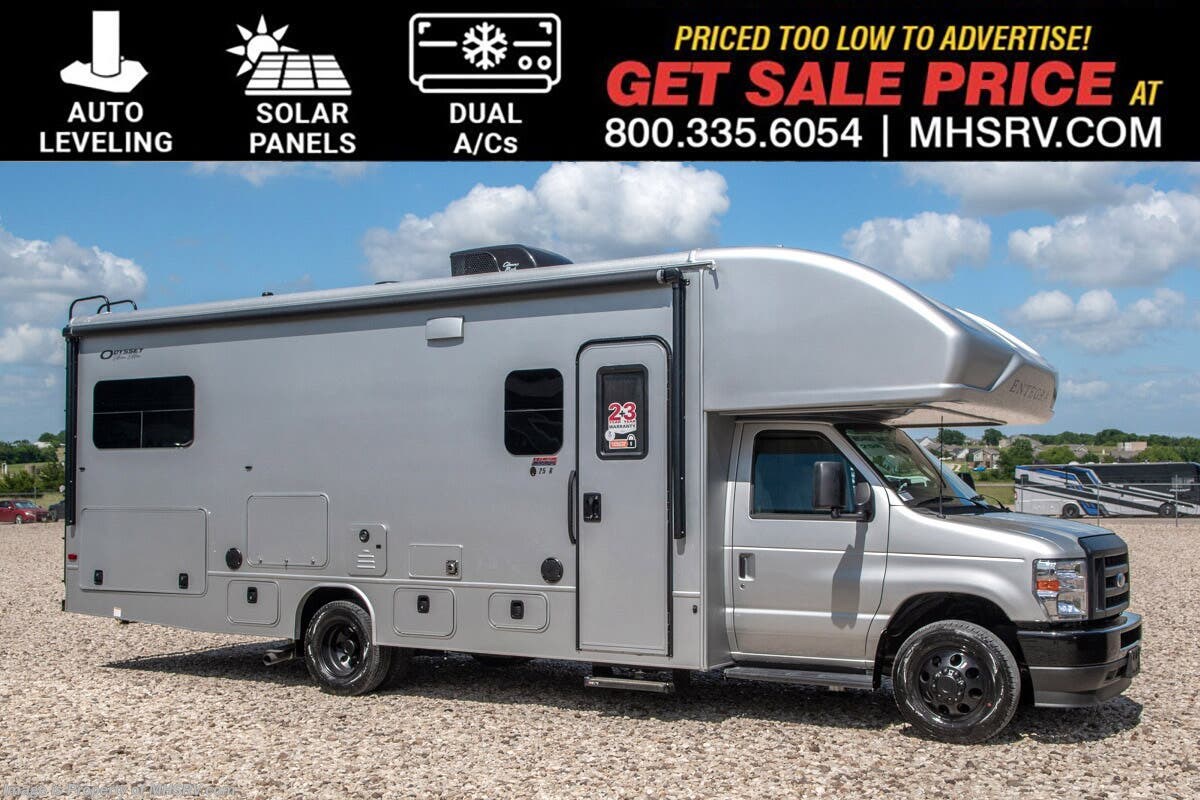 2027 Entegra Coach Odyssey Esteem 25R W/ Ext. Kitchen, Theater Seats, Blackout Pkg., Solar, 2nd House Battery &amp; Bedroom TV