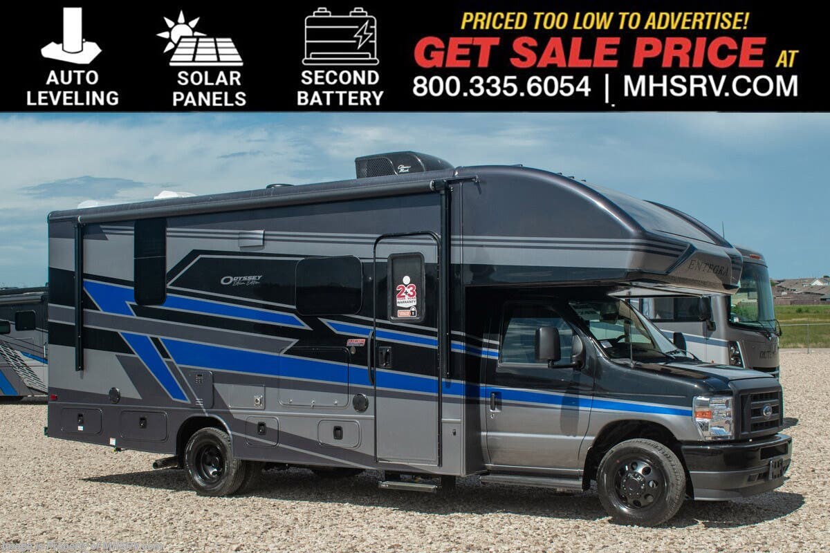 2027 Entegra Coach Odyssey Esteem 24B W/ Auto Leveling, Solar, 2nd House Battery, Bedroom TV &amp; More