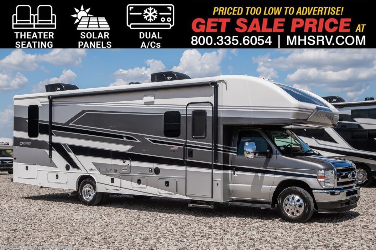2027 Entegra Coach Odyssey Esteem 30Z W/ Theater Seats, Solar, Dual A/Cs, 50" TV W/ Fireplace, 2nd House Battery &amp; More