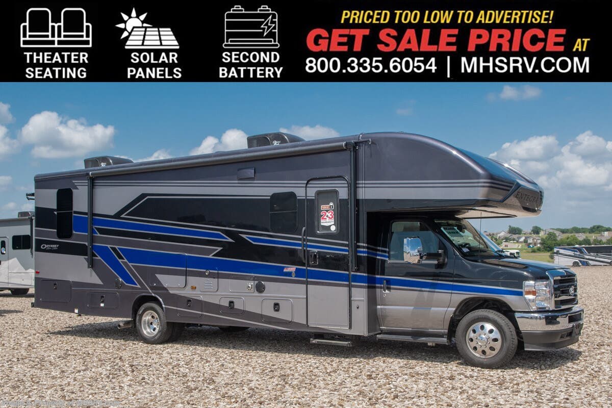 2027 Entegra Coach Odyssey Esteem 30Z W/ Theater Seats, Solar W/ 2nd Battery, 2 A/Cs, Alum. Wheels, TV W/ Fireplace &amp; More