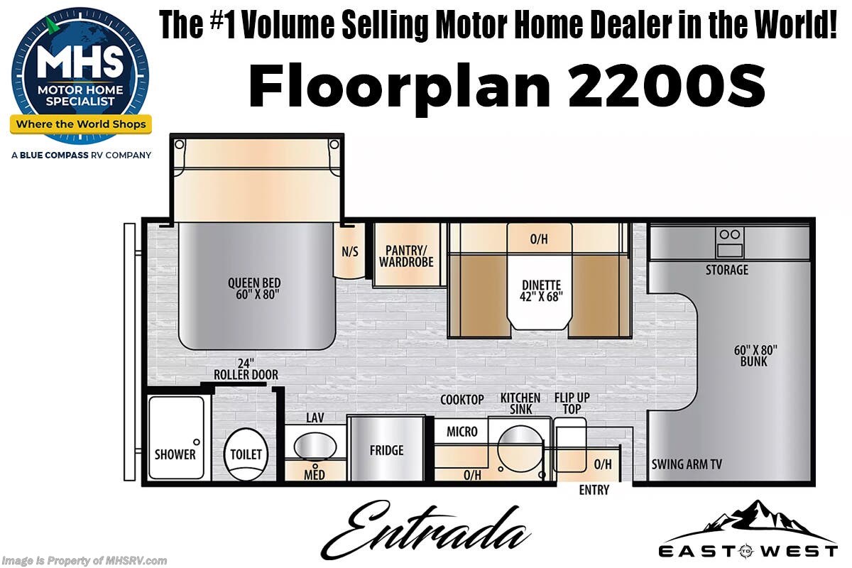 Floorplan of 2027 East to West Entrada 2200S