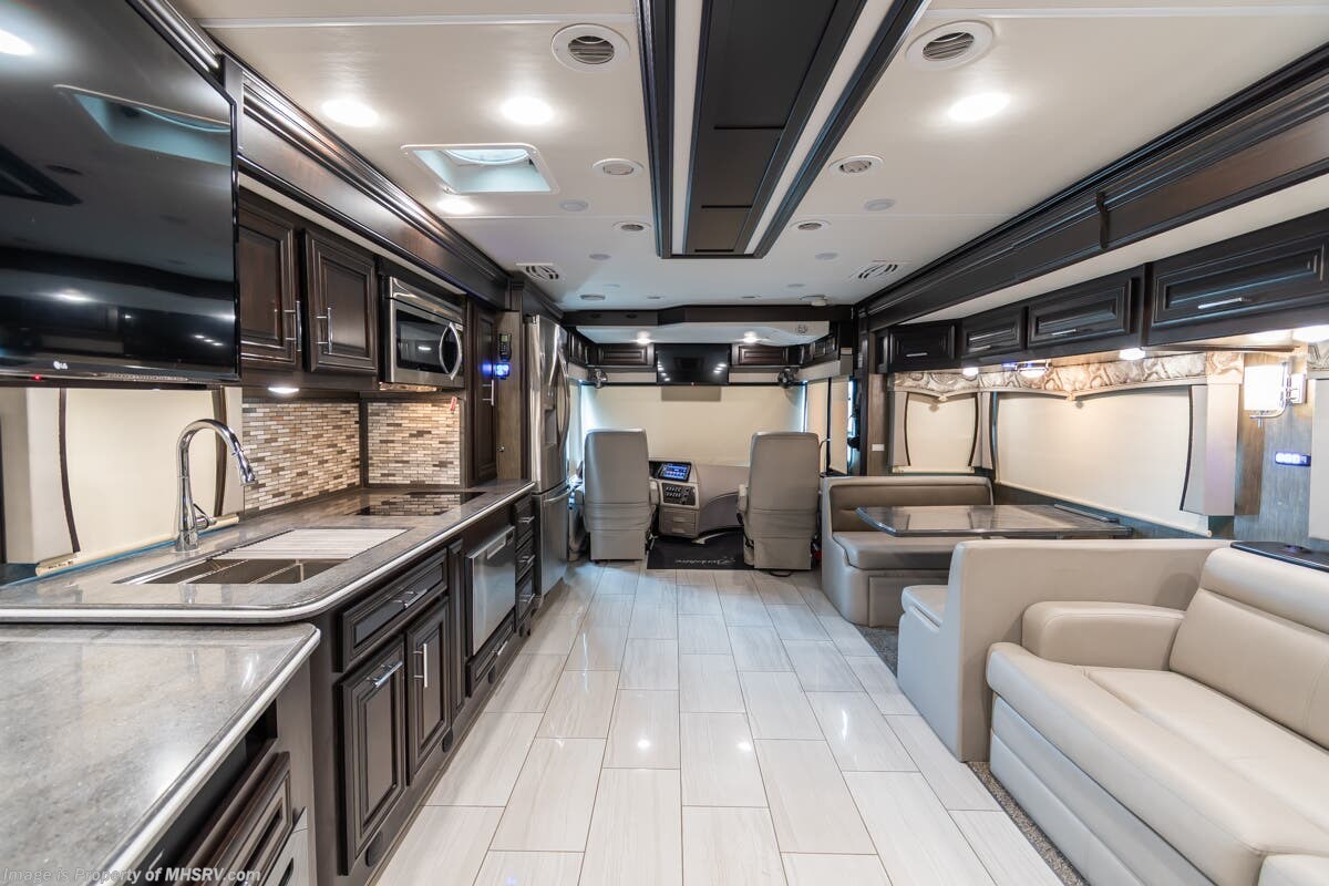 2021 Forest River Berkshire XLT 45A - Used Diesel Pusher For Sale by Motor Home Specialist in Alvarado, Texas features Two Full Baths, Bunk Beds