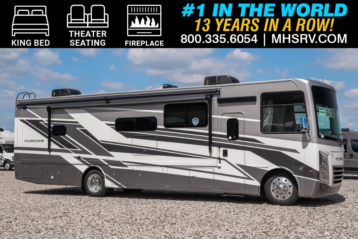 2027 Thor Motor Coach Hurricane 35A RV W/ King Bed, FBP, Theater Seats, Fireplace, Ext. TV &amp; More