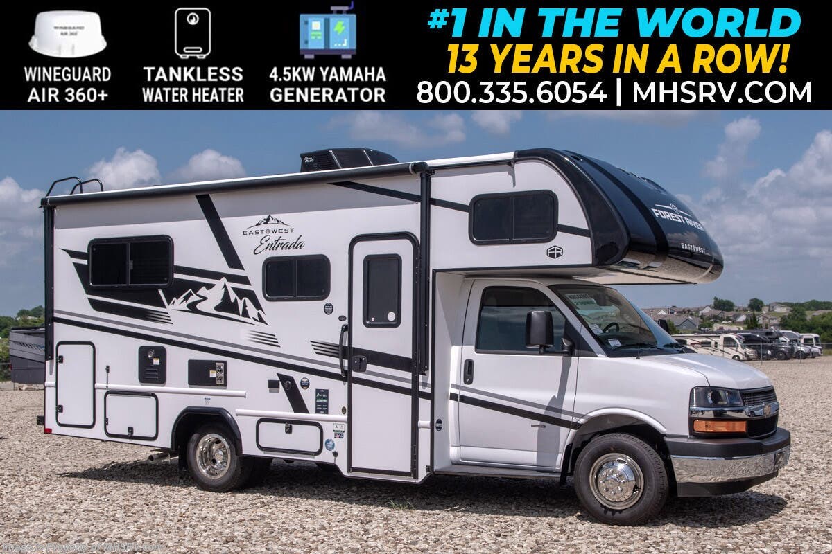 2027 East to West Entrada 210NS W/ 4.5KW Gen., 15K A/C W/ Heat Pump, Winegard, Azdel® Sidewalls, Tank Heater &amp; More