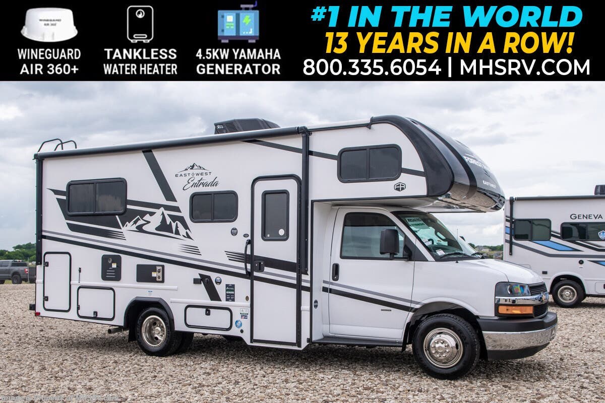 2027 East to West Entrada 210NS W/ 4.5KW Gen., 15K A/C W/ Heat Pump, Winegard, Azdel® Sidewalls, Tank Heater &amp; More