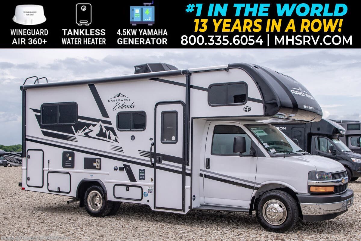 2027 East to West Entrada 210NS W/ 4.5KW Gen., Winegard, 15K A/C W/ Heat Pump, Azdel® Sidewalls, Tank Heater &amp; More