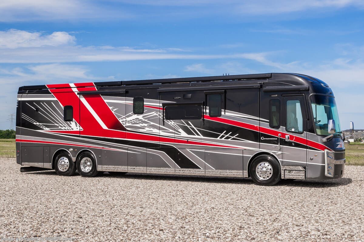 2022 Entegra Coach Cornerstone 45D RV W/ King Bed, Theater Seats, Solar, Aqua-Hot, 605HP &amp; More