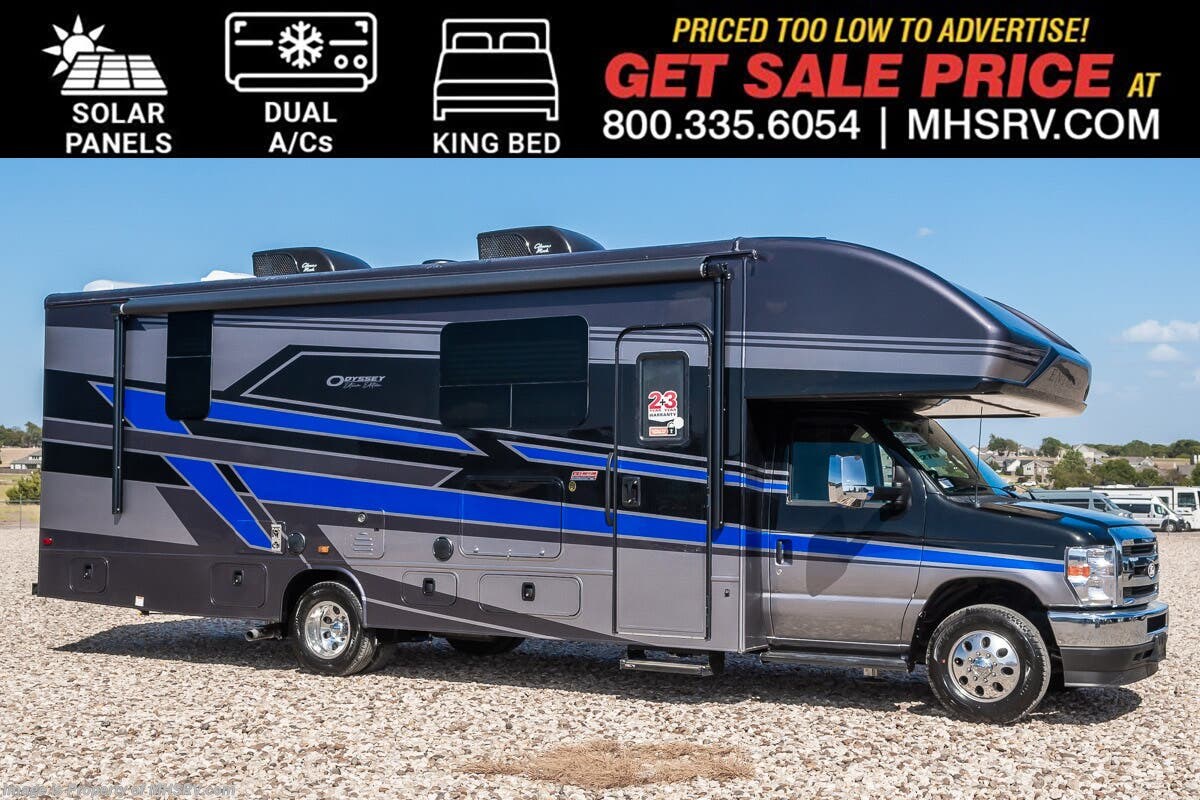 2027 Entegra Coach Odyssey Esteem 27U W/ Solar, Bedroom TV, King Bed, Dual A/C's, Alum. Wheels &amp; More