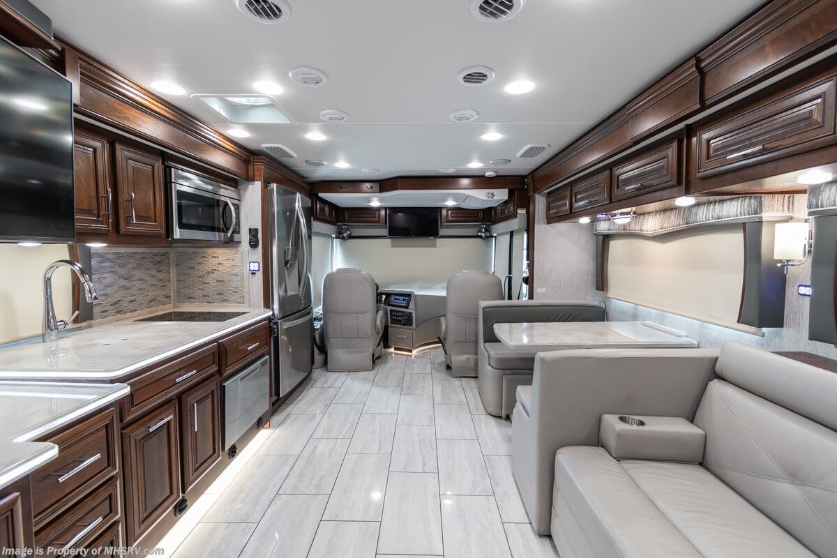 2023 Forest River Berkshire XL 40E - Used Diesel Pusher For Sale by Motor Home Specialist in Alvarado, Texas features Two Full Baths, Bunk Beds