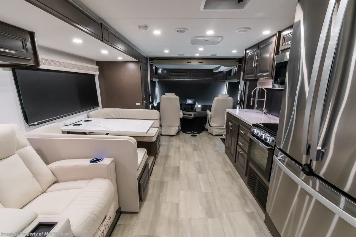 2025 Forest River Georgetown 5 Series GT5 34M5 - Used Class A For Sale by Motor Home Specialist in Alvarado, Texas features Theater Seating