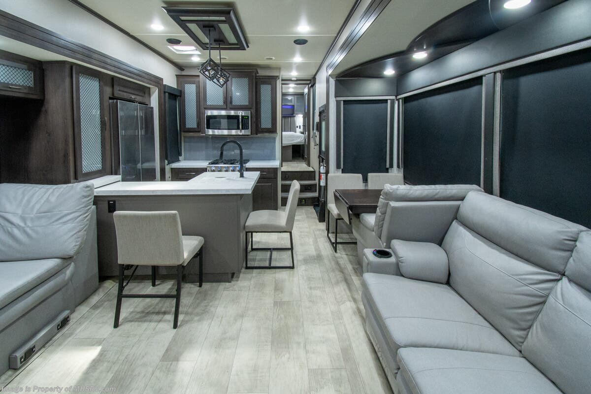2023 Grand Design Momentum M-Class 395MS - Used Toy Hauler For Sale by Motor Home Specialist in Alvarado, Texas