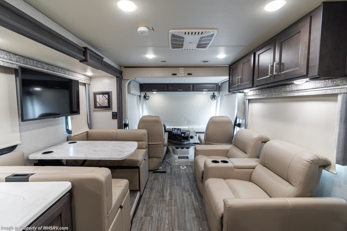 2023 Thor Motor Coach Miramar 34.7 - Used Class A For Sale by Motor Home Specialist in Alvarado, Texas features Theater Seating, Bath & 1/2