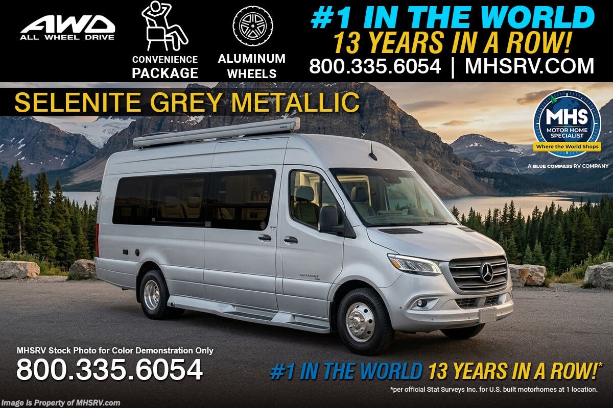 2027 Coachmen Galleria 24RB AWD Sprinter Diesel W/ Electronics Pkg., Polar Pkg., Sumo Springs, Alum. Wheels &amp; More