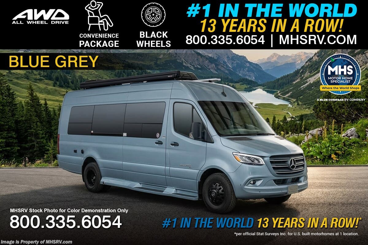 2027 Coachmen Galleria 24Q AWD Sprinter Diesel W/ Electronics Pkg., Polar Pkg., Sumo Springs, Alum. Wheels &amp; More