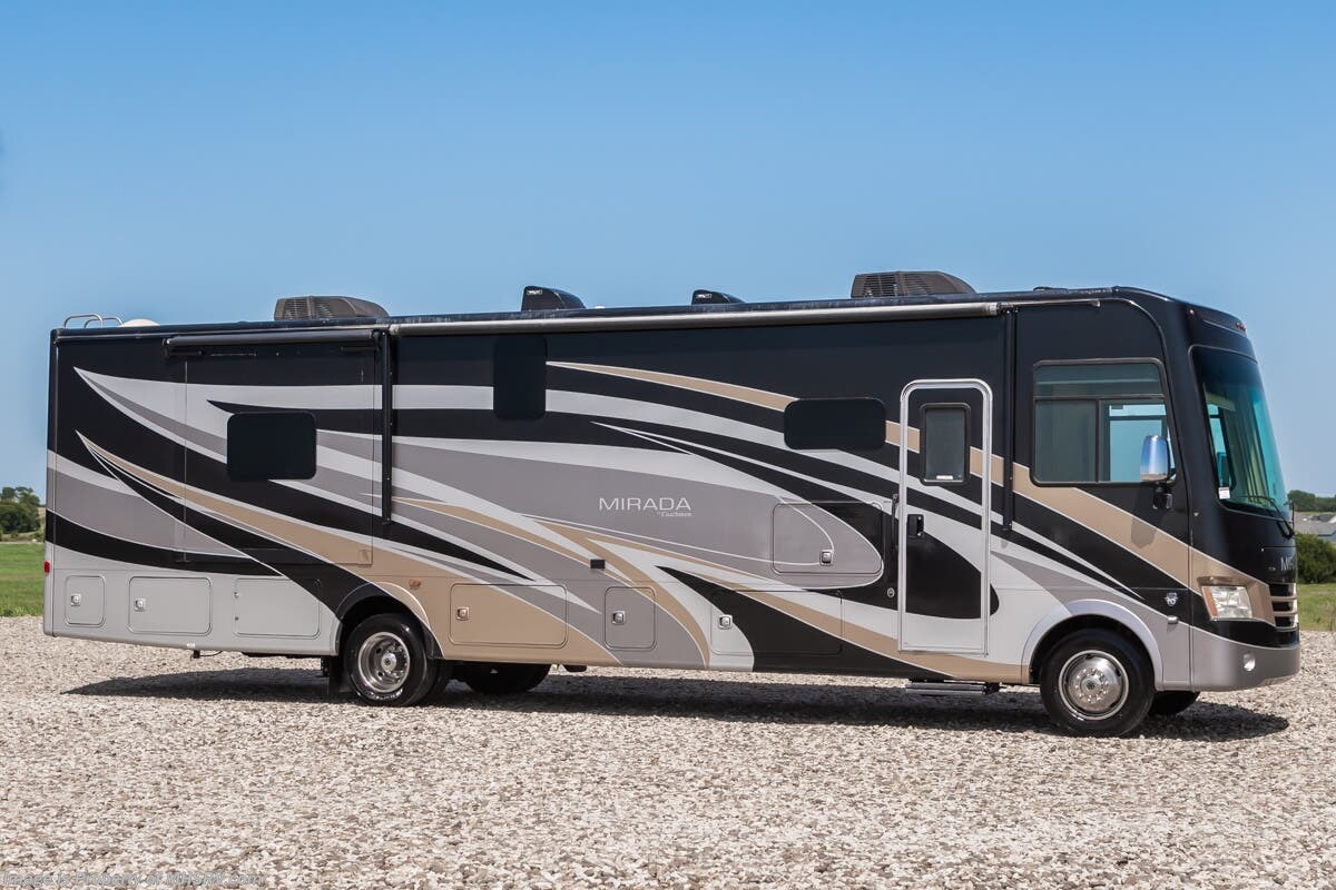 2019 Coachmen Mirada 35LS Bath &amp; 1/2 RV W/ Fireplace, Oven, 7 Foot Ceiling &amp; More