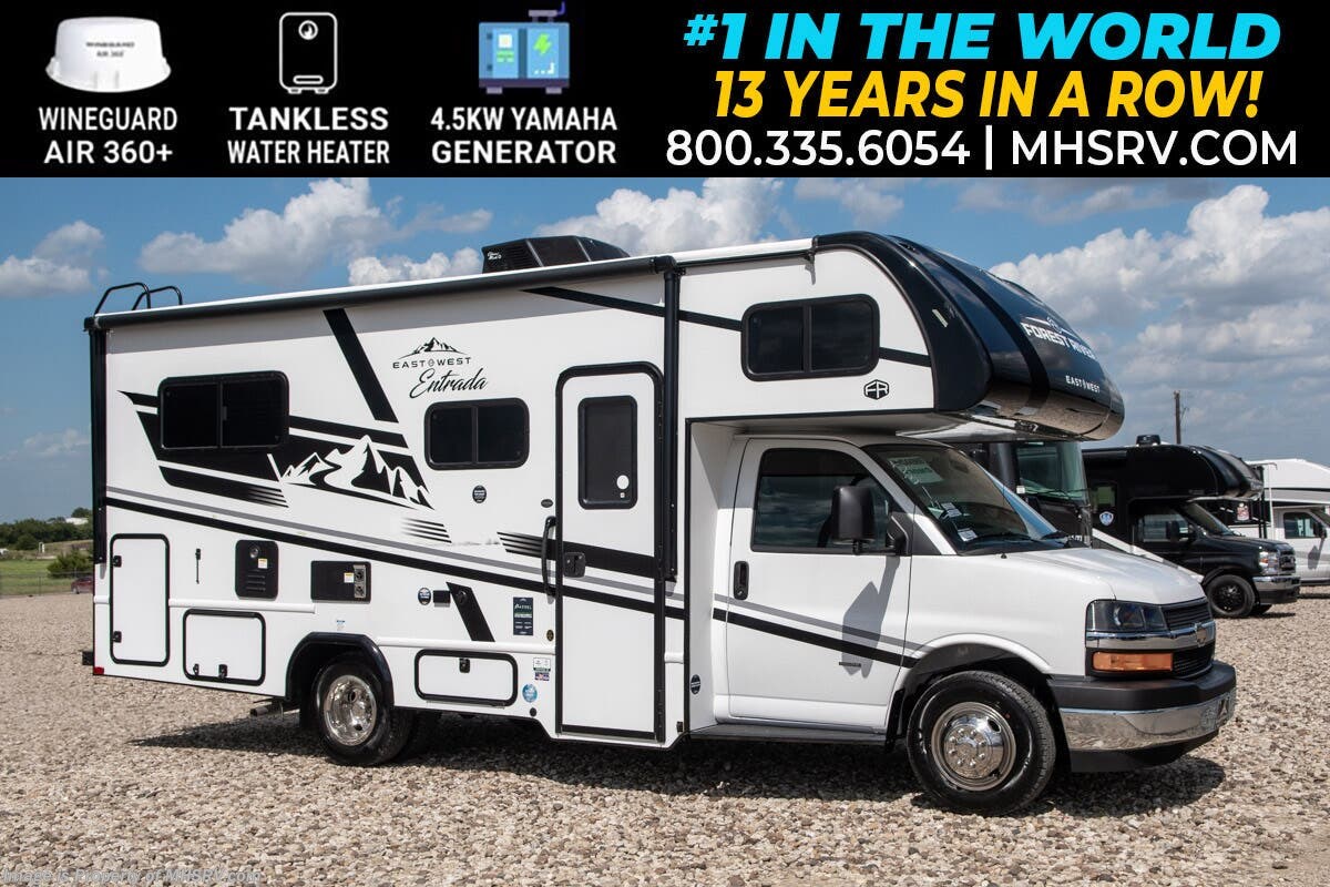 2027 East to West Entrada 210NS W/ 4.5KW Gen., Winegard, 15K A/C W/ Heat Pump, Azdel® Sidewalls, Tank Heater &amp; More