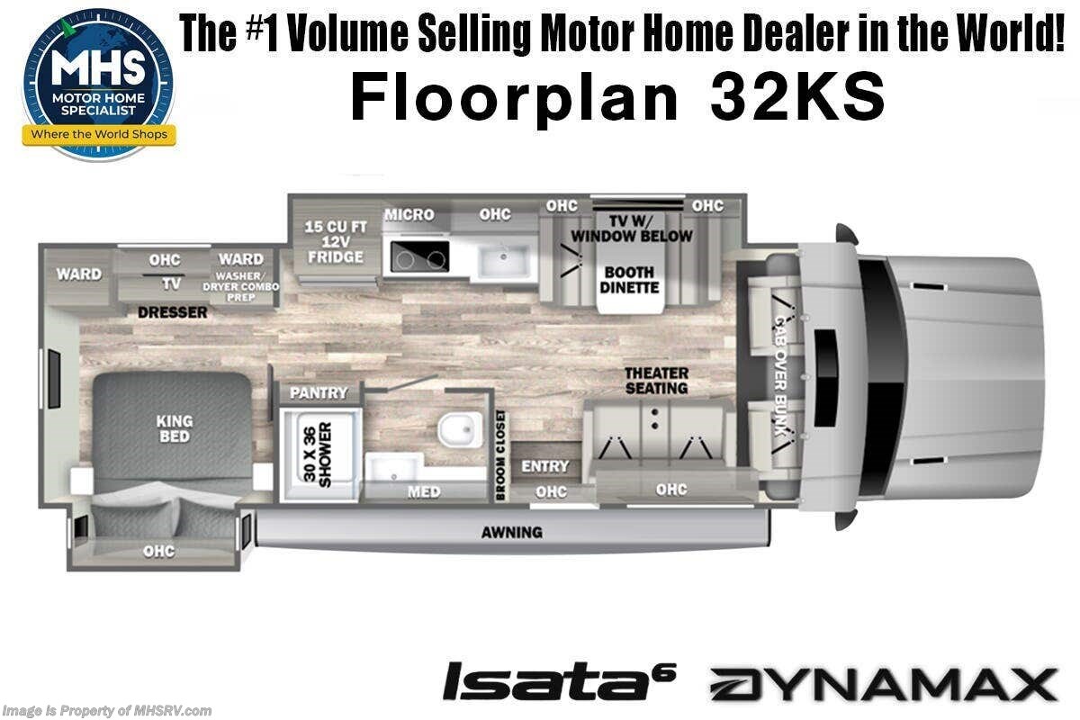 2027 Dynamax Corp Isata 6 Series 32KS - New Super C For Sale by Motor Home Specialist in Alvarado, Texas features Theater Seating