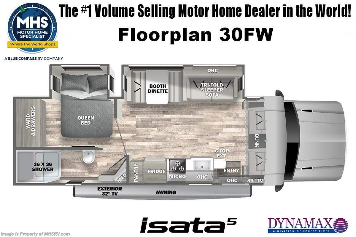 Floorplan of 2027 Dynamax Corp Isata 5 Series 30FWEX