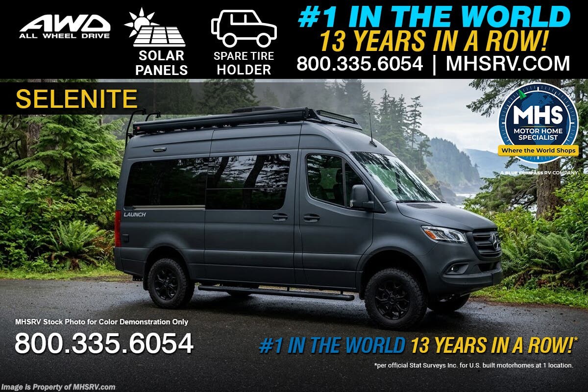 2027 Entegra Coach Launch 19YG AWD Sprinter W/ Spare Tire Holder, Solar &amp; Much More